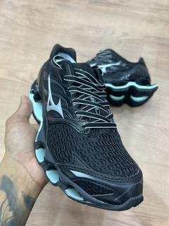 Mizuno prophecy 11S preto/verde agua - kevinimportsbr