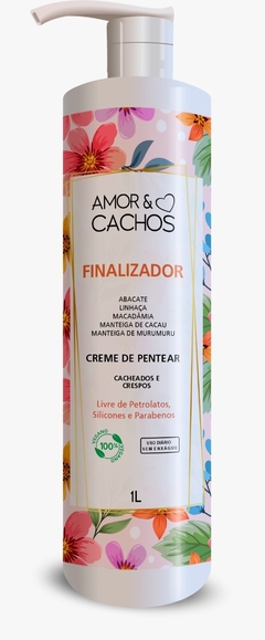 CREME DE PENTEAR 1LITRO CACHEADOS E CRESPOS