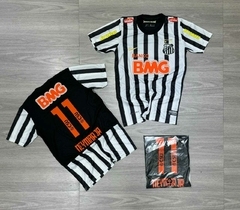 Camiseta Retro de Santos Rayada