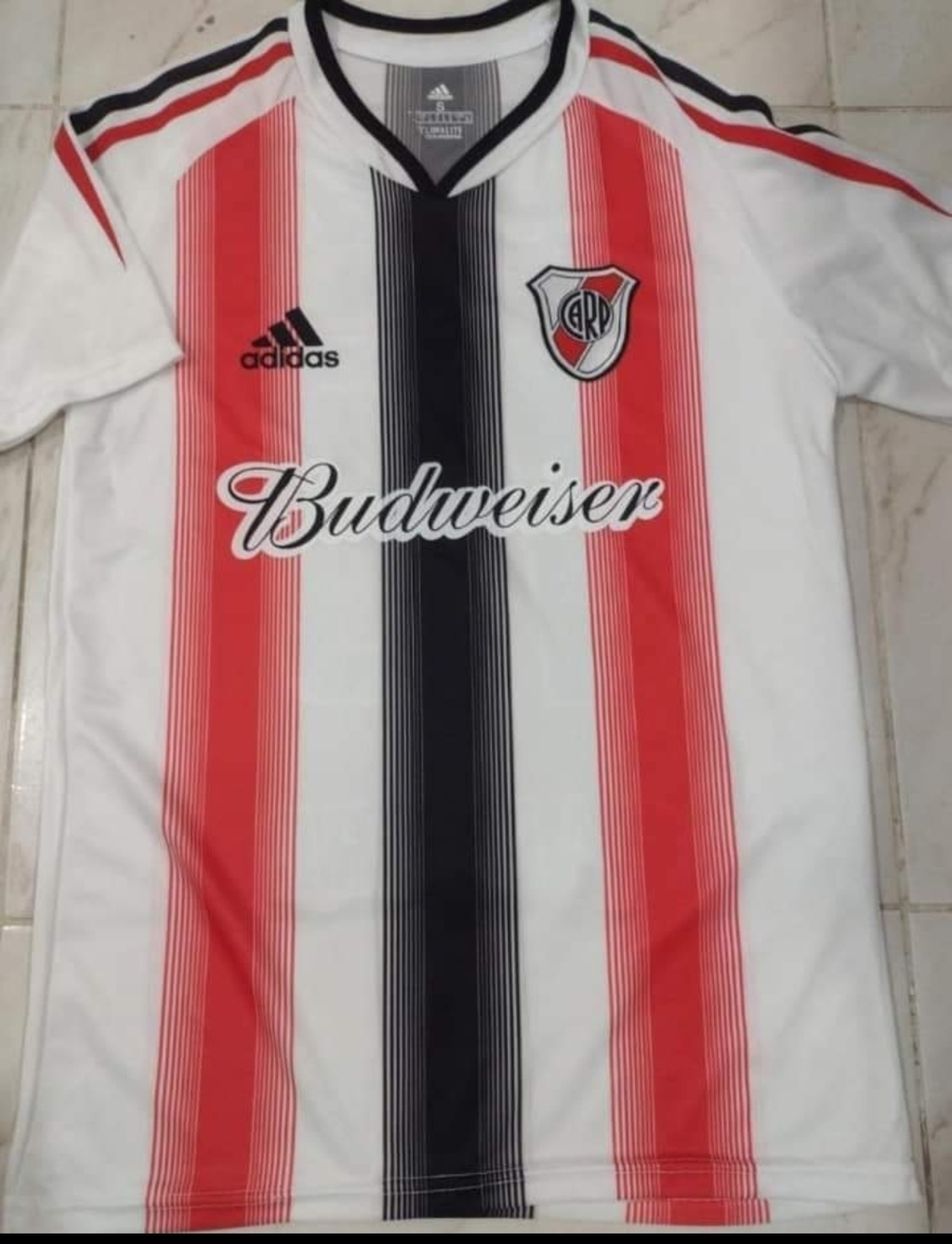 Camiseta de 2025 river tricolor budweiser