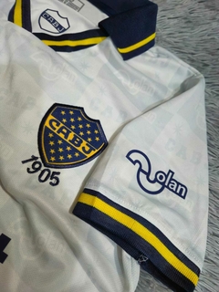 Camiseta Retro de Boca Juniors Olan Parmalat Blanca en internet