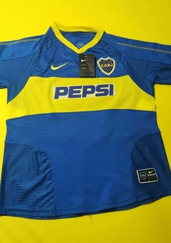 Camiseta Retro de Boca Juniors 2003 (Carlos Tevez)