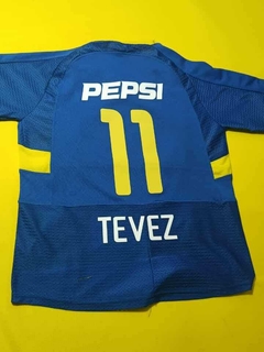 Camiseta Retro de Boca Juniors 2003 (Carlos Tevez) - Mundo Tribuna