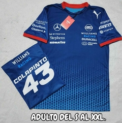 Remera de Williams Azul y Roja