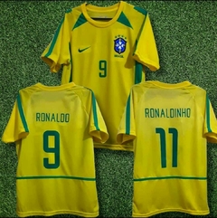 Camiseta Retro de Brasil 2002