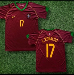 Camiseta Retro de Portugal (Ronaldo)