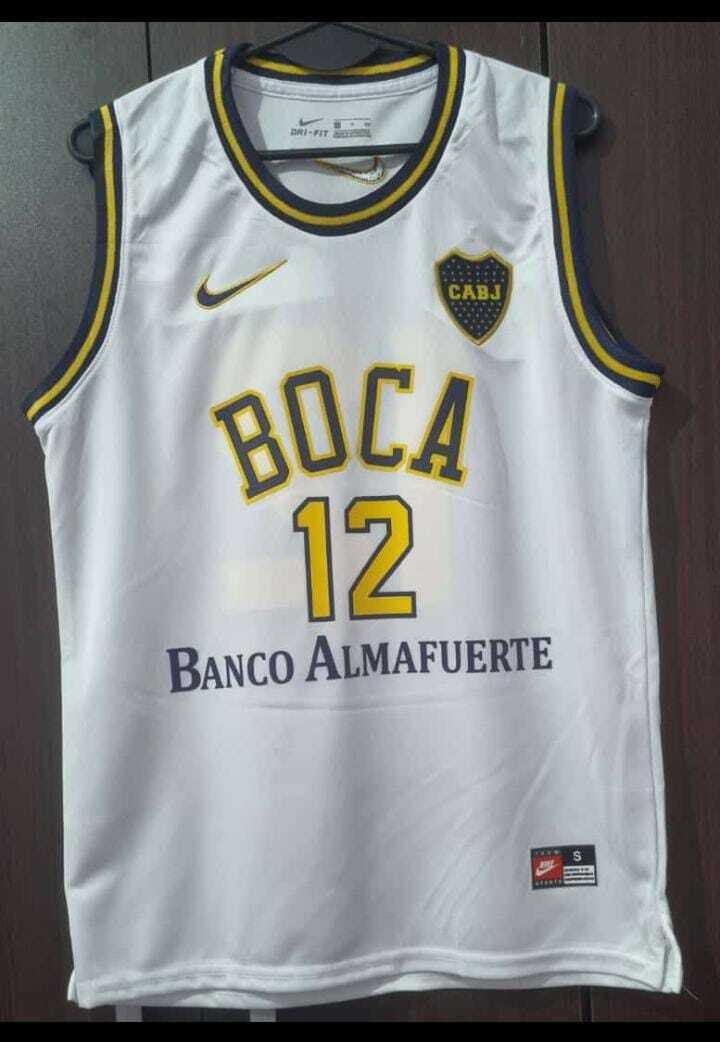 Camiseta boca 2025 juniors basquet