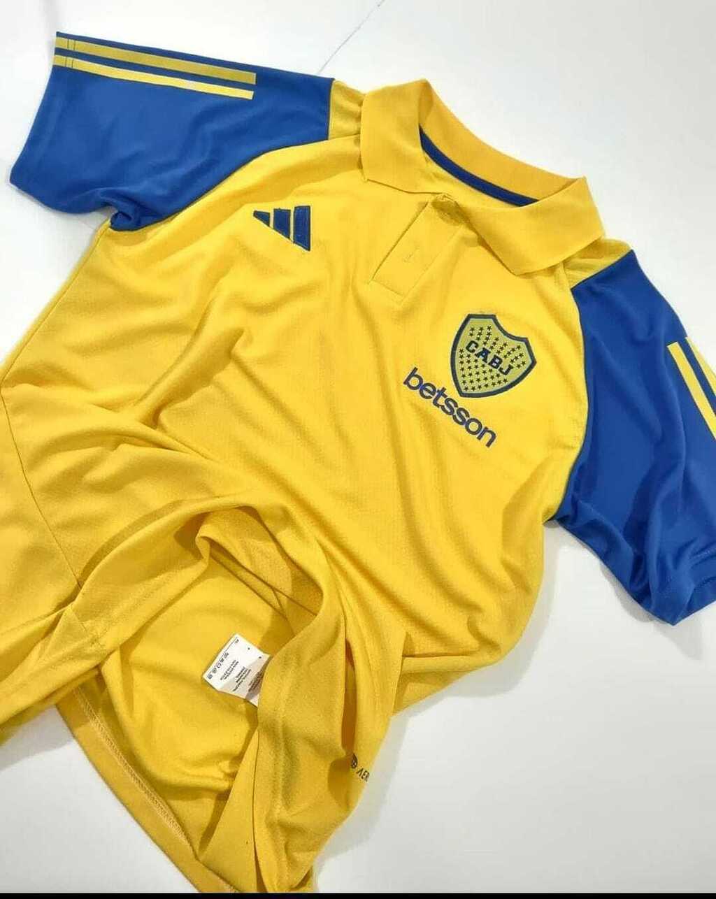 chomba boca juniors 2024 amarilla