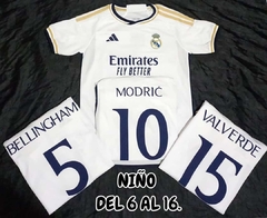 Camiseta de Real Madrid de Niño 2024