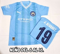 Camiseta de Manchester City de Niño