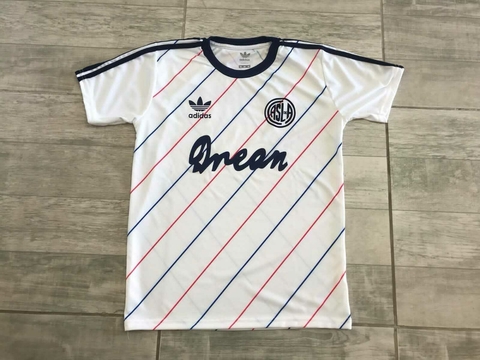 camiseta retro san lorenzo blanca drean