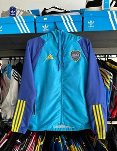 Campera Rompeviento de Boca Juniors 2024 Celeste