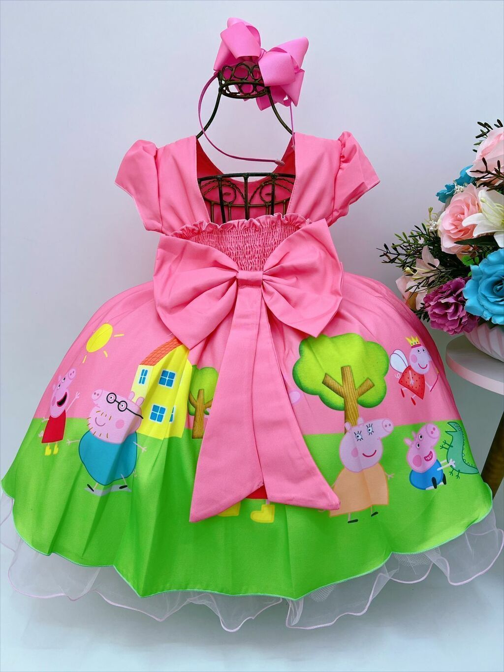 Vestido infantil best sale peppa pig