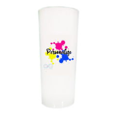 25 Copos Long Drink Personalizado - Cor Lisa