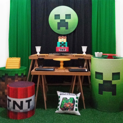 Decoração Rústica - Minecraft