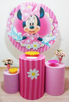 Locação Mini Table - Minnie Rosa