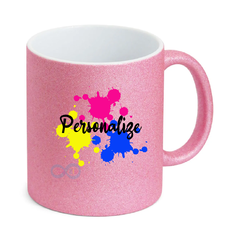 Caneca de Cerâmica Metalizada Personalizada 325ml