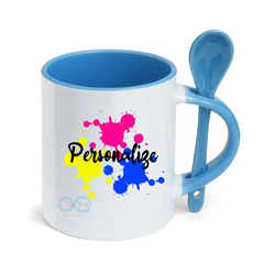 Imagem do Caneca Cerâmica com Colher - Personalizada