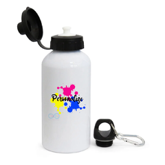 Squeeze de Alumínio Branco Personalizado