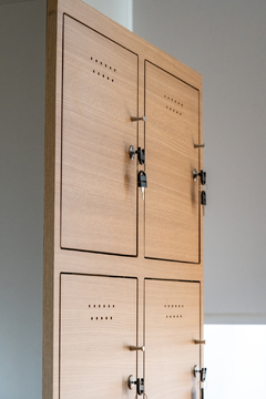 Locker 6 puertas Bolsero / Guardarropas con cerradura! - comprar online