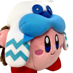 Kirby and the Forgotten Land Peluche Frosty Ice Kirby 15cm - anicom