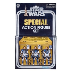 Star Wars Vintage Clone Wars 501 Legion Arc Troopers SDCC