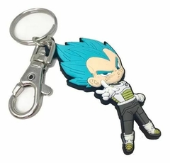 Llavero Dragon Ball S Chibi Super Saiyan Blue Vegeta Pose