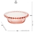 BOWL CRISTAL PEARL ROSA 12cm - comprar online