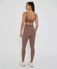 Legging Anticelulite Alto Giro - Marrom