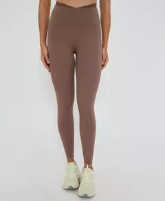 Legging Anticelulite Alto Giro - Marrom - comprar online