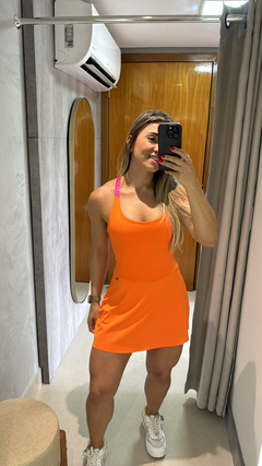 Vestido Beach Tennis - Laranja - Pollyfit