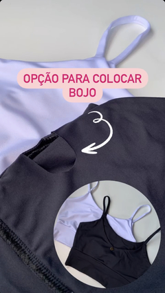 Top Carol preto e branco - comprar online