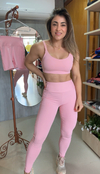 Legging Alto Giro Hyper elastico - Rosa