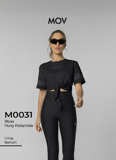 Blusa Fluity Amarração - Preto - comprar online