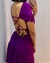 Vestido Roxo Decotado