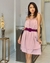 look para dias quentes com vestido soltinho rose