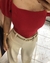 Cropped Mica Vermelho - Pérola Deusa: Loja de Roupas - Roupas, Look Trabalho, Moda Online