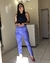 Calça Inspiração Zara Azul - Pérola Deusa: Loja de Roupas - Roupas, Look Trabalho, Moda Online