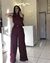 Conjunto Pantalona e Cropped Marsala - Pérola Deusa: Loja de Roupas - Roupas, Look Trabalho, Moda Online