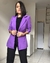 Maxi Blazer Alfaiataria Roxo