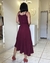 Vestido Midi Assimétrico Marsala - comprar online