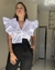 Camisa Cropped Valentina Branca na internet