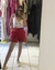 Conjunto Short Vermelho Regata Delicada - loja online