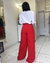 Calça Pantalona Dunas Vermelha - Pérola Deusa: Loja de Roupas - Roupas, Look Trabalho, Moda Online