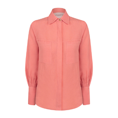 CAMISA PURO LINHO CLÁSSICA MANGA LONGA / CLASSIC PURE LINEN LONG SLEEVE SHIRT - comprar online