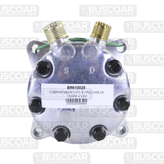 Compressor 7H15 8 Orelhas 2A 132mm V 24v - BUSCOAR Ar Condicionado para Ônibus