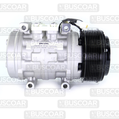 Compressor 10p15 8pk 120mm John Deere CB2500H 12v - BUSCOAR Ar Condicionado para Ônibus