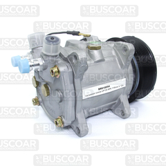 Compressor Unicla UP120 8PK 119mm V 12v - BUSCOAR Ar Condicionado para Ônibus