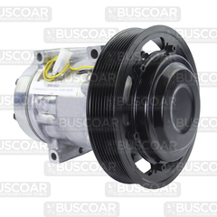 Compressor 7H15 8PK 180mm Volvo 24v - BUSCOAR Ar Condicionado para Ônibus