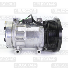 Compressor Sanden 7H15 8PK Caterpillar D4E 24v - BUSCOAR Ar Condicionado para Ônibus